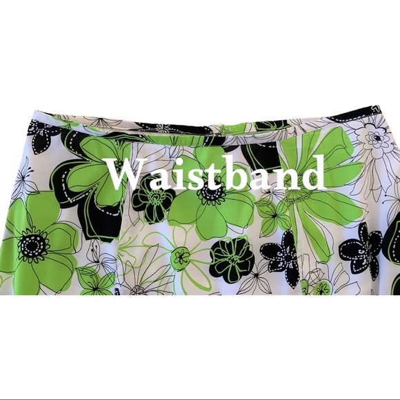 JULIE MITCHELL URBAN COLLECTION FIT & FLARE FLORAL SKIRT.  WOMEN’S SZ 16 - Picture 3 of 6